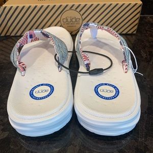 Hey Dude Flip Flops American Flag